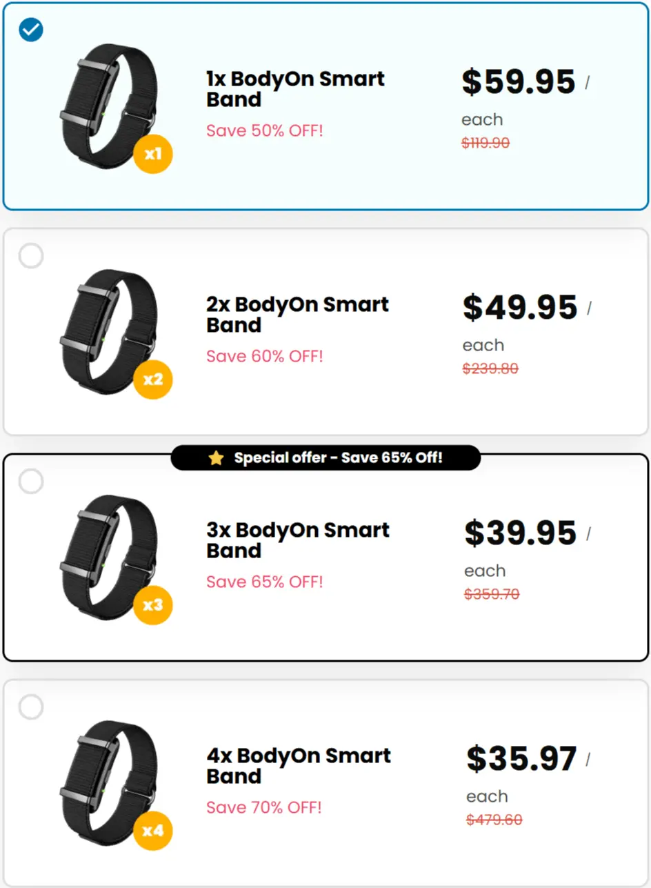 BodyOn Smart Band